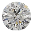 0.54 Carat H SI2 Round Natural Diamond For Cheap