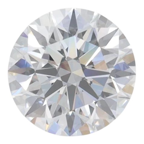 1.26 Carat D VVS2 Round Lab Diamond Discount