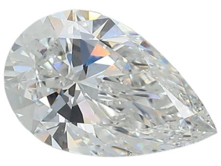 1.42 Carat E VS2 Pear Lab Diamond Online Hot Sale