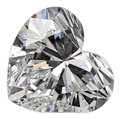 0.8 Carat F IF Heart Natural Diamond Online