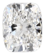 1.06 Carat F SI1 Elongated Cushion Lab Diamond For Sale