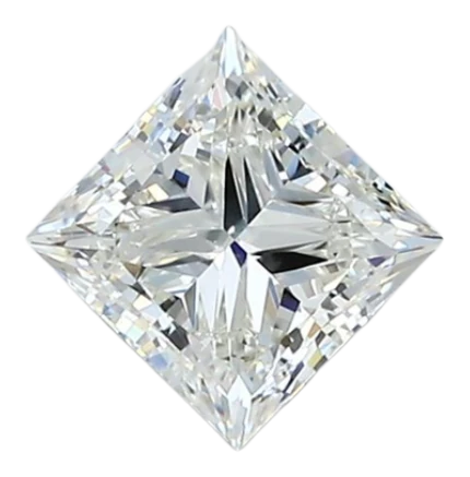 0.9 Carat J VS1 Princess Natural Diamond Sale