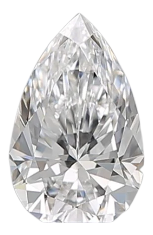 0.72 Carat D VVS1 Pear Natural Diamond Online Hot Sale