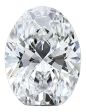 1.21 Carat D VVS2 Oval Lab Diamond Cheap