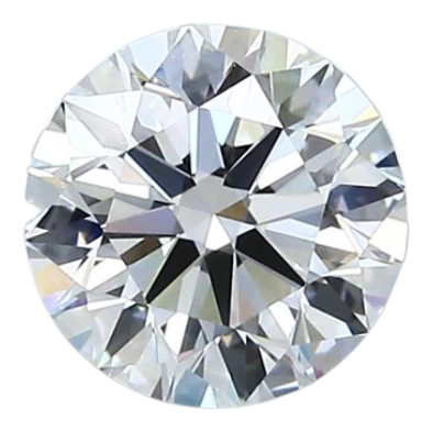 1.28 Carat E VVS2 Round Natural Diamond Discount