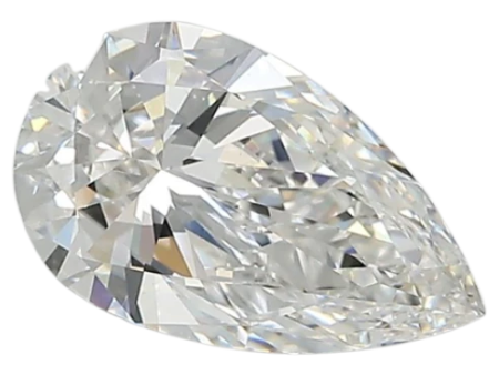 1.07 Carat F VVS2 Pear Lab Diamond Hot on Sale