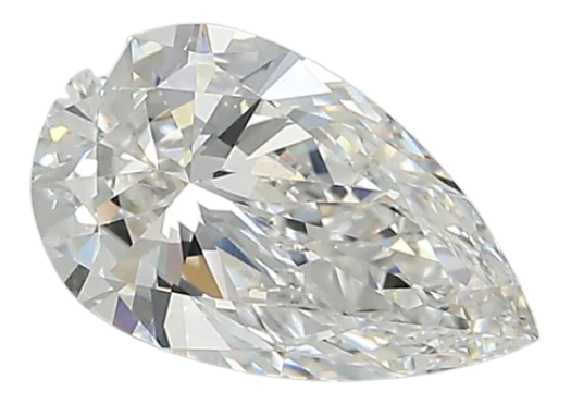 1.07 Carat F VVS2 Pear Lab Diamond Hot on Sale