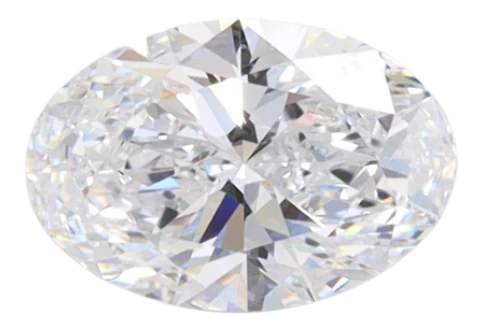 1.07 Carat E VVS2 Oval Lab Diamond For Discount