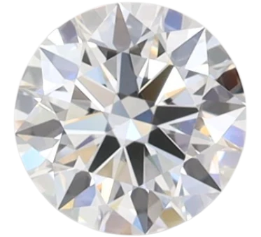 0.51 Carat D IF Round Lab Diamond Fashion