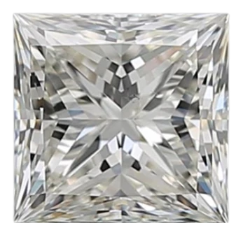 1.01 Carat J VS2 Princess Natural Diamond Online Hot Sale