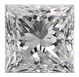 0.58 Carat E VS1 Princess Natural Diamond Discount