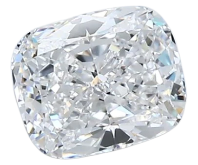 1.01 Carat D VS1 Elongated Cushion Natural Diamond Online now