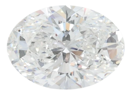 2.01 Carat E VVS1 Oval Lab Diamond For Discount