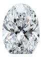 1.25 Carat D VS1 Oval Lab Diamond on Sale