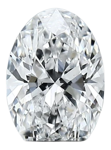 1.25 Carat D VS1 Oval Lab Diamond on Sale