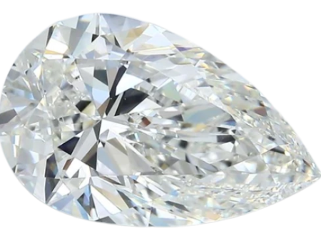 4.05 Carat H VS1 Pear Natural Diamond Cheap