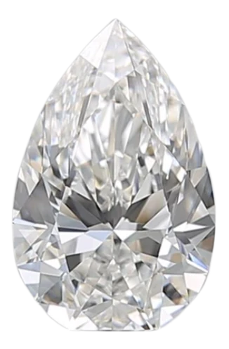 0.92 Carat F VVS1 Pear Natural Diamond Discount