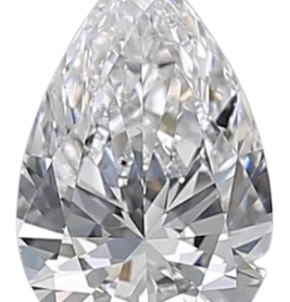 0.7 Carat D SI2 Pear Natural Diamond For Discount