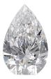 0.7 Carat D SI2 Pear Natural Diamond For Discount