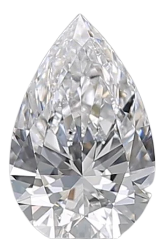 0.7 Carat D SI2 Pear Natural Diamond For Discount