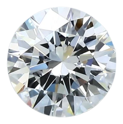 1.02 Carat E FL Round Natural Diamond For Discount