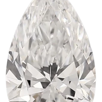 1.44 Carat E VVS2 Pear Lab Diamond For Sale