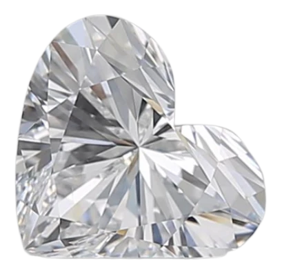 1.01 Carat D VS1 Heart Natural Diamond Fashion