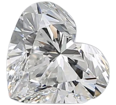 1.09 Carat F IF Heart Natural Diamond Supply