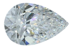 1.06 Carat E VS1 Pear Lab Diamond For Cheap