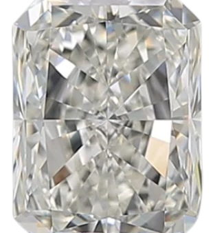 1.01 Carat H VVS1 Radiant Natural Diamond Online Hot Sale