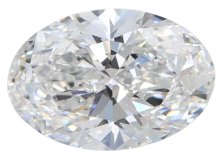 1.03 Carat E VVS2 Oval Lab Diamond on Sale