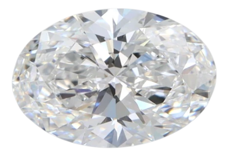 1.03 Carat E VVS2 Oval Lab Diamond on Sale