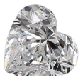 0.9 Carat D VS2 Heart Natural Diamond Online now