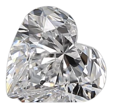 0.9 Carat D VS2 Heart Natural Diamond Online now