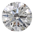 0.7 Carat H VS2 Round Natural Diamond on Sale