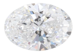 1.09 Carat E VVS2 Oval Lab Diamond Hot on Sale