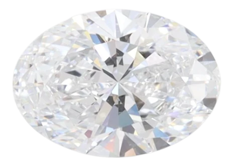 1.09 Carat E VVS2 Oval Lab Diamond Hot on Sale