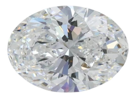 1.06 Carat D VVS2 Oval Lab Diamond Online