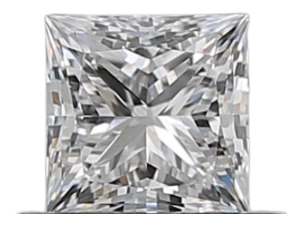 0.51 Carat E VVS1 Princess Natural Diamond For Cheap