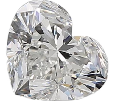 1.01 Carat F VS2 Heart Natural Diamond Cheap