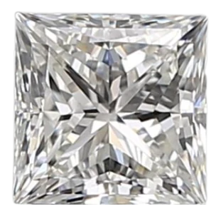 0.5 Carat H VVS1 Princess Natural Diamond For Discount