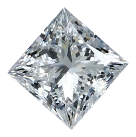 1.27 Carat E VS2 Princess Lab Diamond For Sale