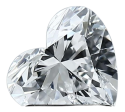 1.28 Carat D VVS2 Heart Lab Diamond Supply