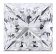 1.11 Carat D VVS1 Princess Lab Diamond For Sale