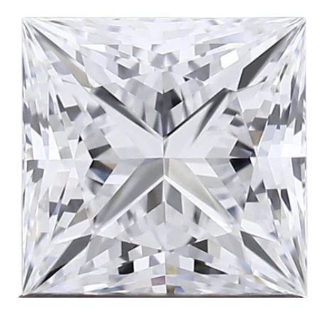 1.11 Carat D VVS1 Princess Lab Diamond For Sale