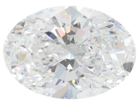 1.26 Carat D VVS2 Oval Lab Diamond Hot on Sale