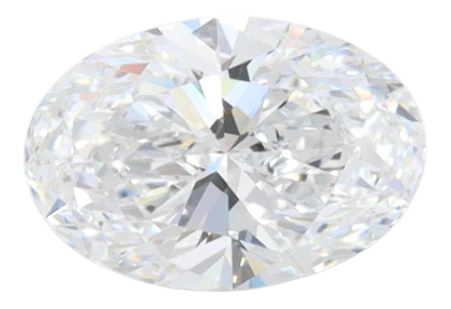 1.02 Carat D VVS2 Oval Lab Diamond Hot on Sale