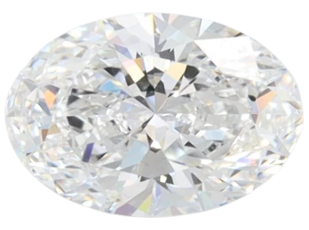 1.1 Carat E VVS2 Oval Lab Diamond Cheap