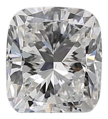 1.01 Carat F VS2 Elongated Cushion Natural Diamond For Cheap