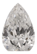 1.35 Carat D VVS2 Pear Lab Diamond For Sale